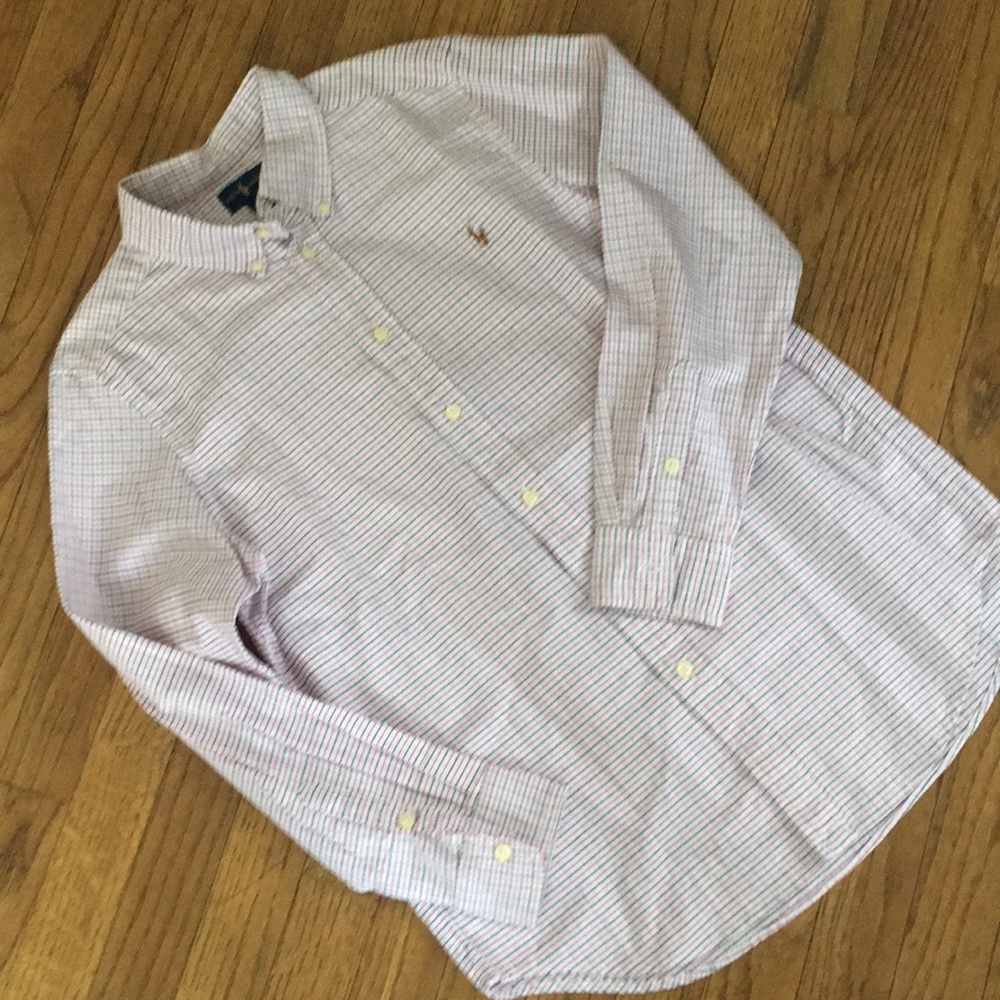 Ralph Lauren button down long sleeve dress shirt L